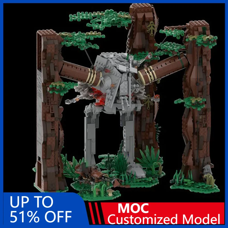 New 1538Pcs Famous Star Battle Movie Moc Attack At Takedown Model Custom Puzzle Diy Creative Ideas Kid Toy Birthday Gift