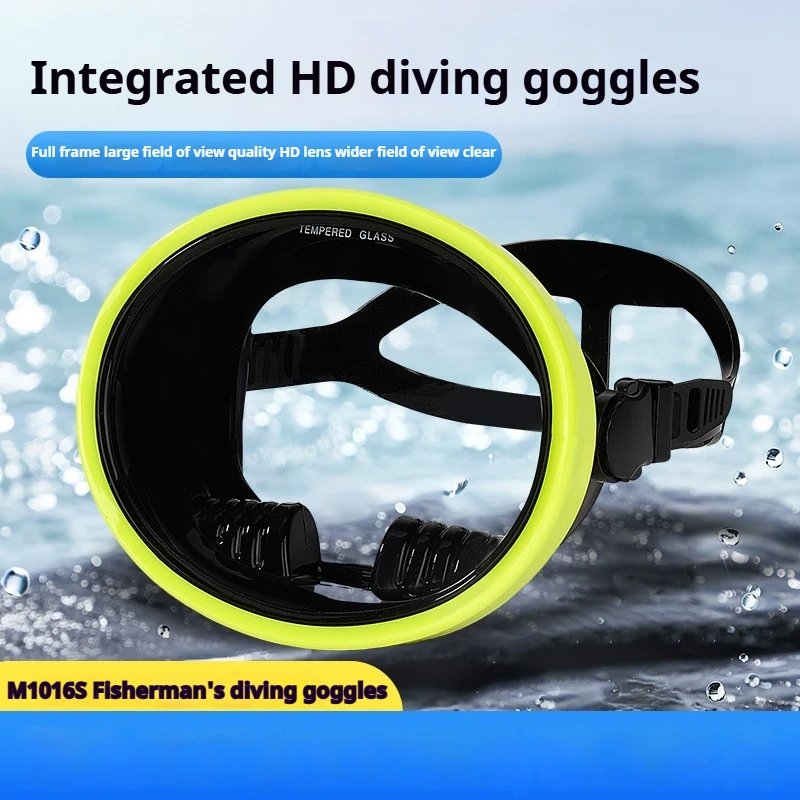 

High Quality Three Layer Lens Full Light High Definition Waterproof Large Field Of View Integrated Hd Diving Goggles