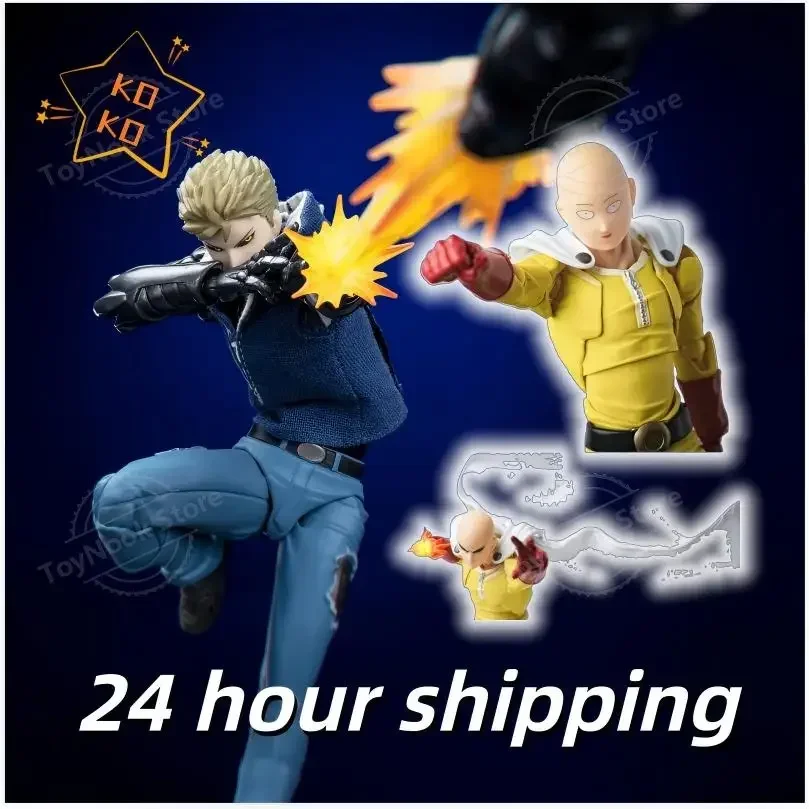 

Новые аниме-фигурки Ko Genos, Kaiyodo Revoltech Yamaguchi One Punch Man, подвижная модель-статуэтка, игрушки для детей, подарки