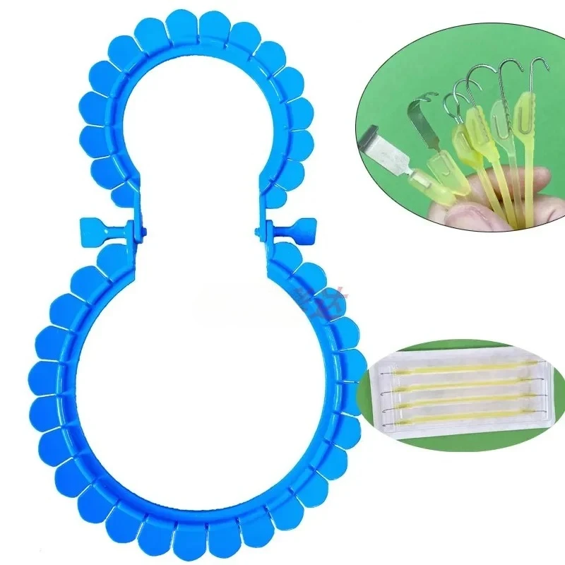 Disposable Surgical Self-Retaining Retractor System, Includes Anterior Ring & Retractor Hooks, Compatible with Lone Star Style