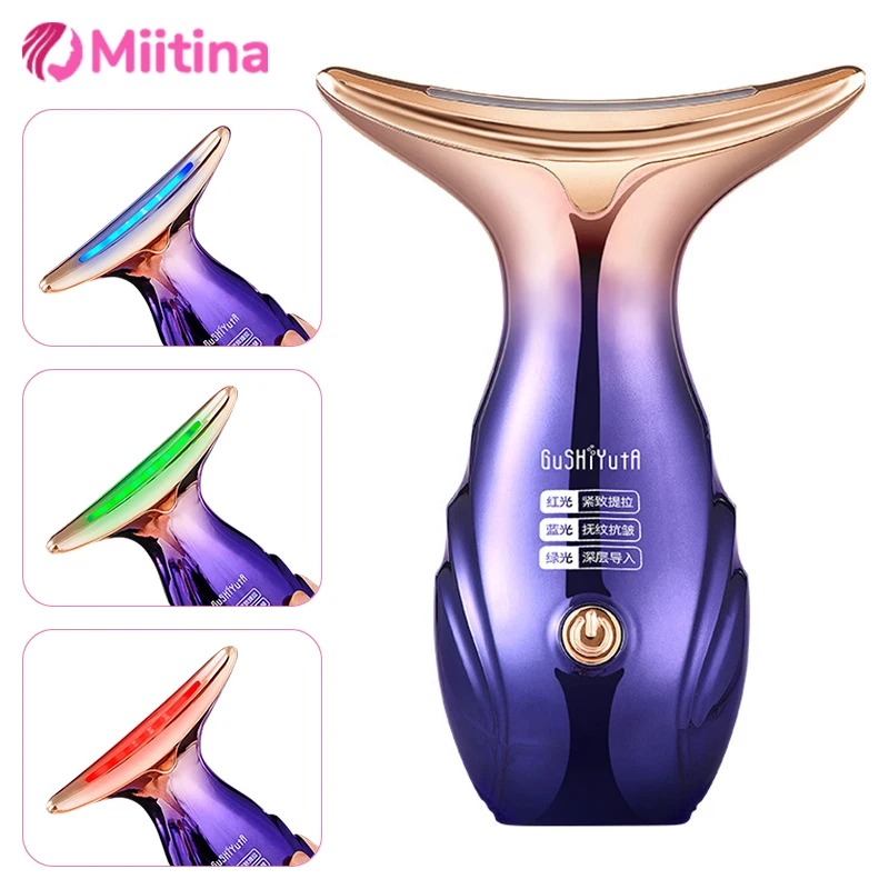 

Electric Face Massager Anti Wrinkle Skin Microcurrent RF Neck Face Beauty Instrument Facial Lifting Tighten Sagging Skin Care