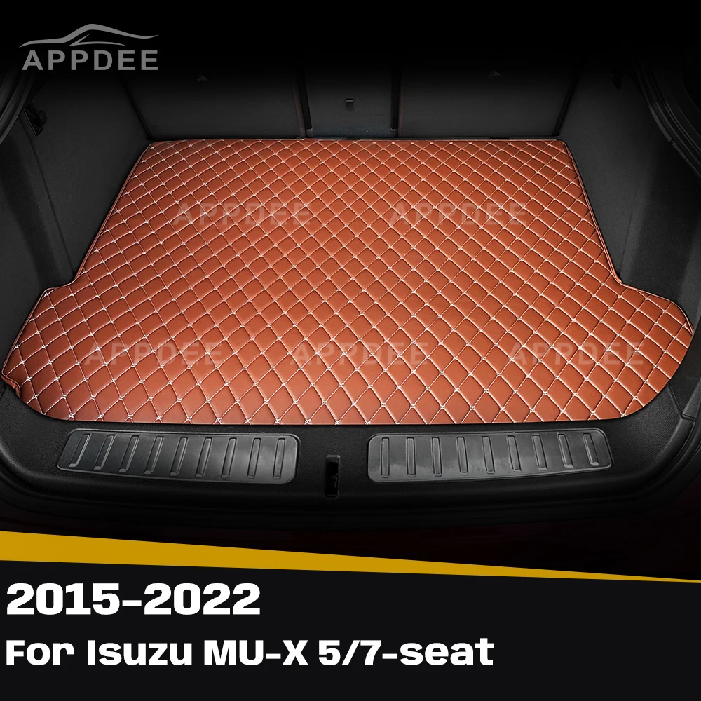 

Для Isuzu MU-X 5/7-seat 2015-2022 изготовленный на заказ коврик в багажник автомобиля, антигрязная накладка, защитный коврик, грузовая подкладка, автомобильные аксессуары для интерьера