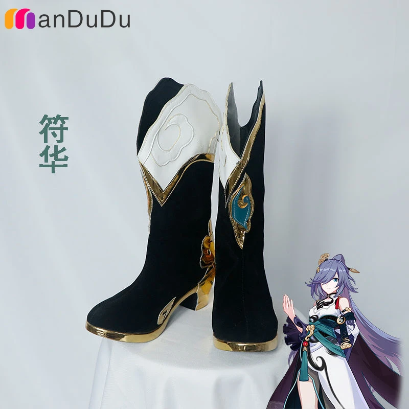 

Ботинки для косплея Honkai Impact 3rd Fu Hua, комикс, аниме, Хэллоуин, обувь для косплея, реквизит