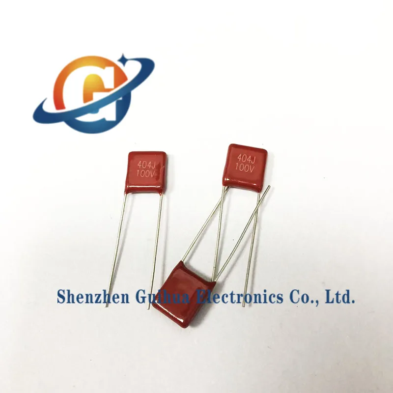 20PCS Ultra-Thin Capacitor for Wireless Charging 100V 404J 400nF CBB Film Capacitor 0.4uf 100V