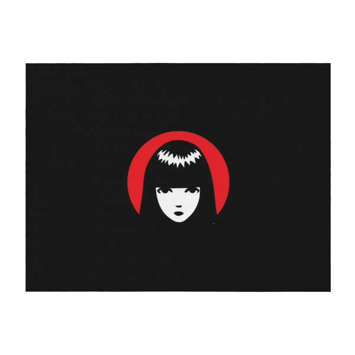 

Emily Strange Throw Blanket Quilt Plaid on the sofa Sofa Quilt for sofa Blankets