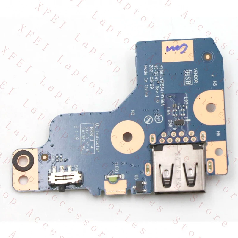 D  New For Lenovo Legion 5-15ITH6 82JK Laptop USB Board NS-D741 5C50S25211