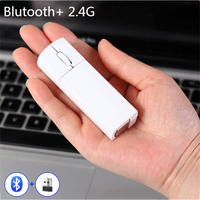 Bluetooth 2.4G Mini Wireless Pen Mouse Dual-mode Rechargeable Portable Small Optical USB Mice Computer Office Mice For Laptop PC