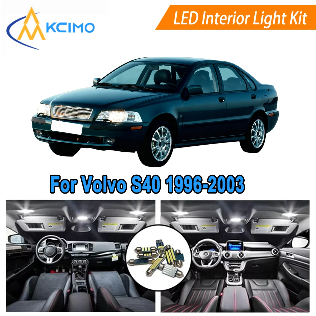 

Canbus LED Interior Bulbs For Volvo S40 1996 1997 1998 1999 2000 2001 2002 2003 Car Accessories Reading Dome Light Kit