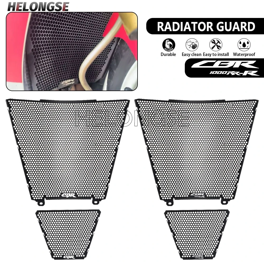 

For Honda CBR1000RR-R SP 2020-2024 2025 CBR1000 CBR 1000 RR-R Fireblade Motorcycle Radiator Guard Oil Cooler Protection Cover