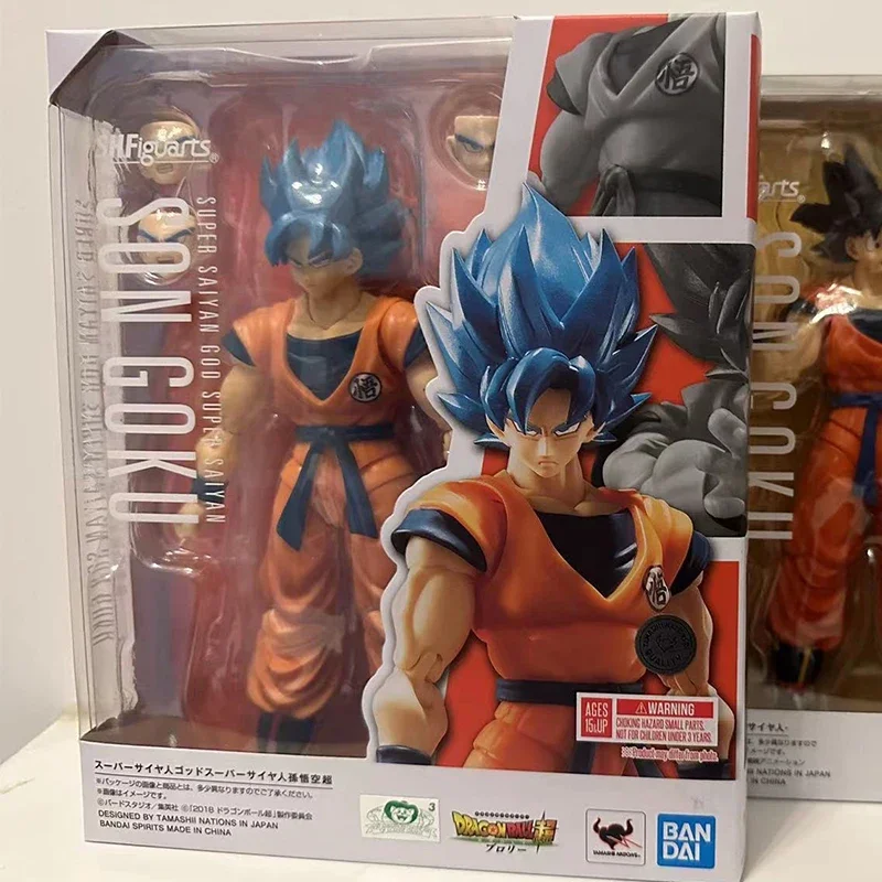 

Original Shfiguarts Dragon Ball Z Son Goku Blue Figure Super Blue Son Gokou Action Figure Model Toys Joint Movable Gift For Kid