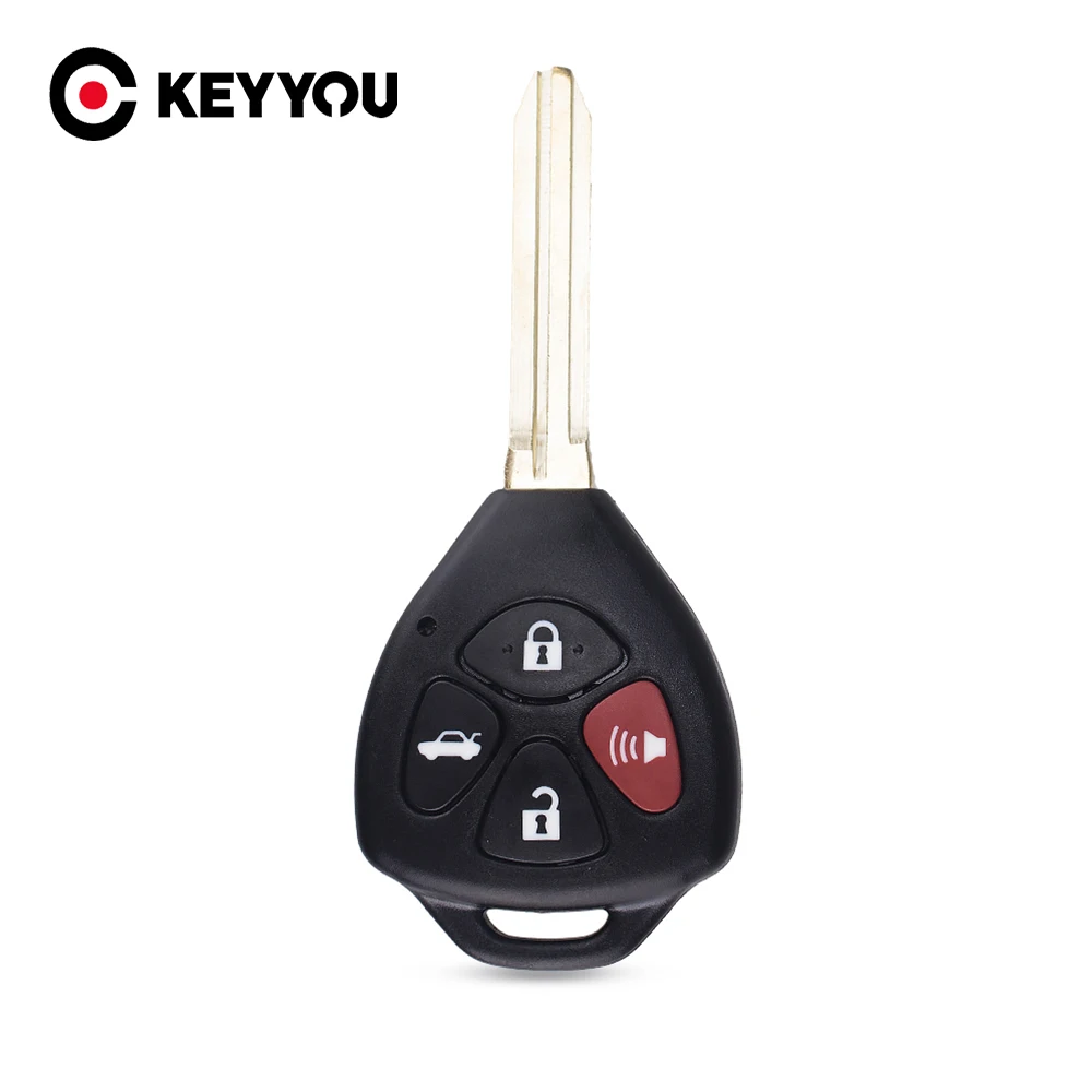 

KEYYOU 4 кнопки дистанционный ключ оболочка для TOYOTA RAV4 фотокамера чехол Matrix