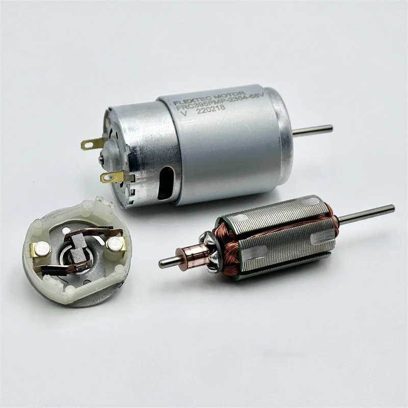 RC-395-2364 mikro 30mm silnik elektryczny DC 12V 14.4V 18V 24V RS-395 silnik szczotkowy wฤglowa 2.3mm waลek DIY do wลosรณw suszarki Robot do