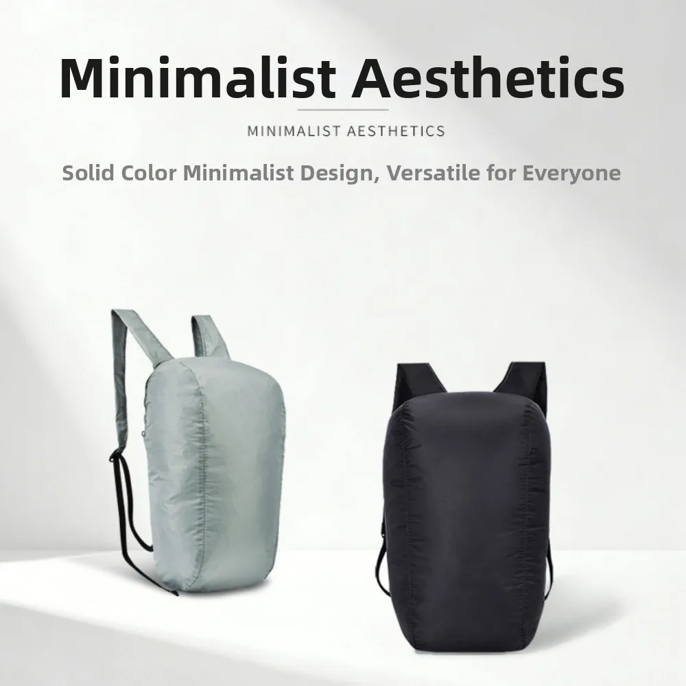 High Quality 10L Packable Backpack Lightweight Ultralight Foldable Outdoor Folding Bag Nano Waterproof Daypack For Men Women