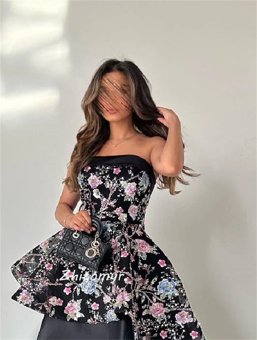 Ball Dress Saudi Arabia Prom Exquisite Strapless  Gown Embroidery Floor-Length Draped Satin Bespoke Occasion Dresses Evening