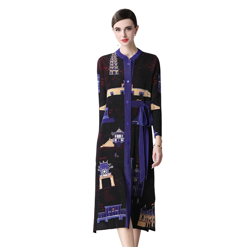 ربيع وصول قميص نسائي فستان المتخصصة الراقية سليم المناسب الشكل الاغراء الحد من العمر الوقوف طوق أزرار صف واحد