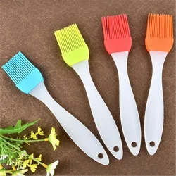 Cooking Silicone Spatula Barbeque Brush Cream Brush BBQ Heat Resistant Oil Brush Kitchen Bar Cake Baking Tools Utensil Supplies