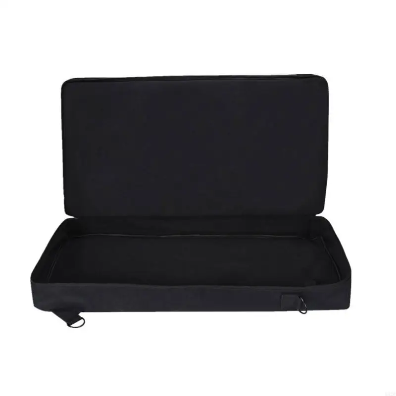 462E Portable Shoulder Bag Turntables Protective Case Scratch-Resistant with Shoulder Strap For Dj Disc Player Storage Holder