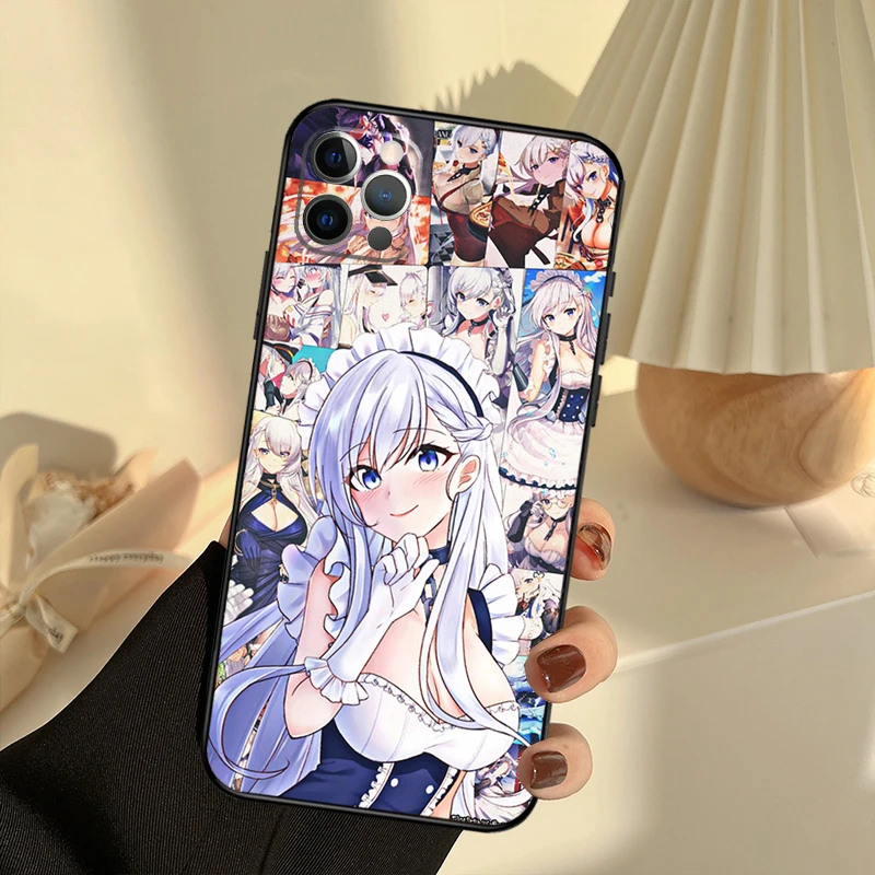 Azur Lane Prinz Eugen Case For iPhone 11 12 13 14 15 16 Pro Max Cover For iPhone 13 12 Mini XR X XS Max Plus