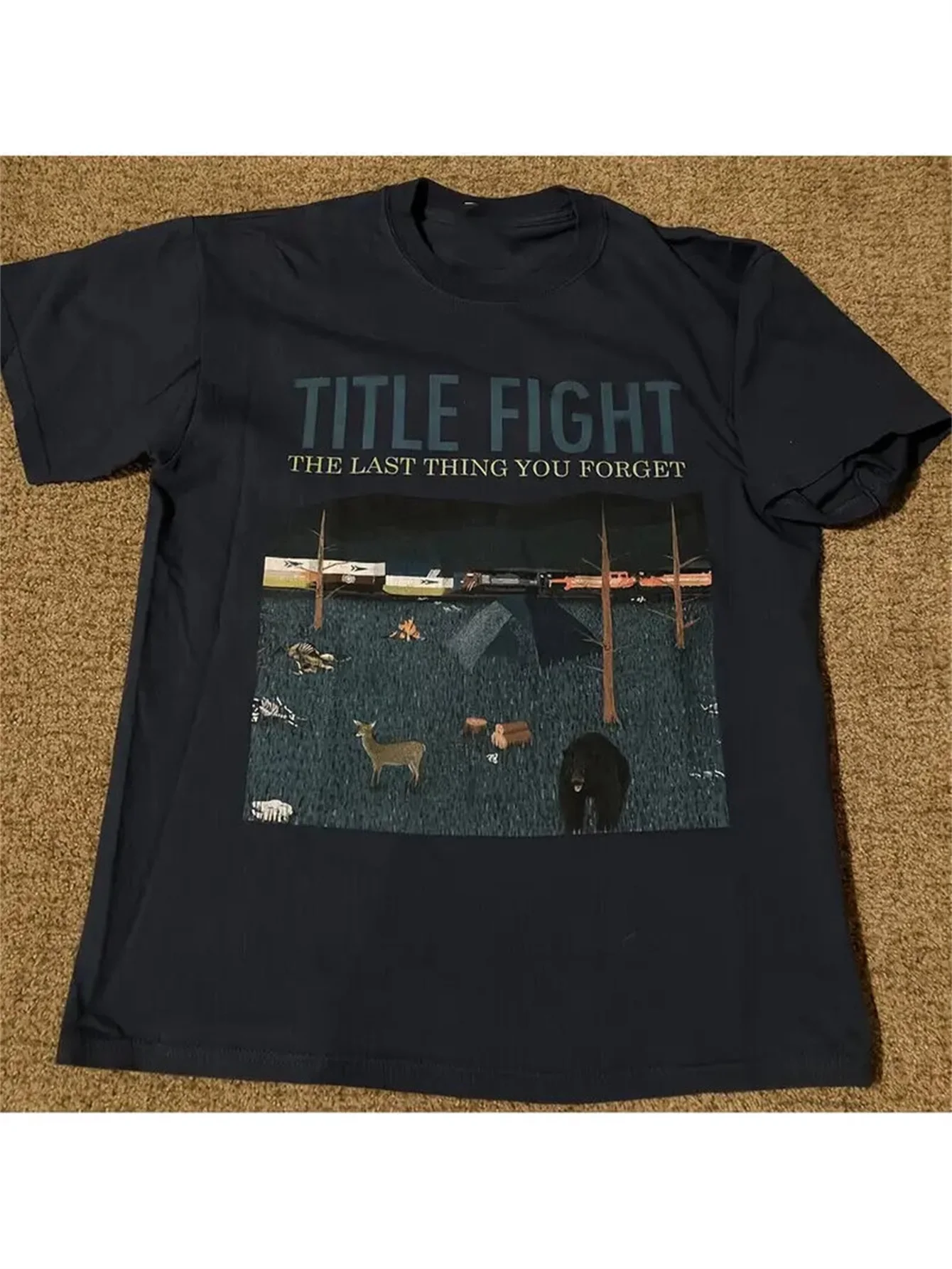 TITLE FIGHT T-Shirt für Damen mit Aufdruck „Things You Forget After Fighting“ mit Tier- und Naturmotiven – Detail 3