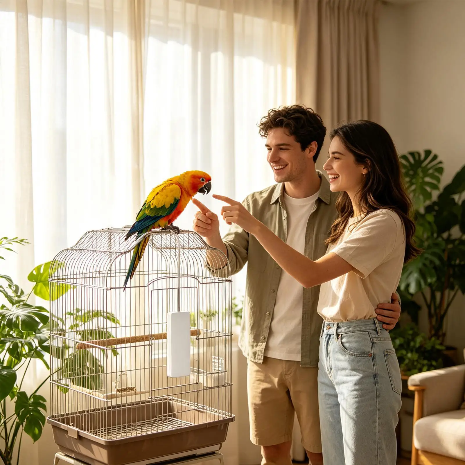 Bird Cage Heater USB Charging 5V Safe Bite Proof Pet Warming Panel Parrot Heater For Garden Indoor Macaws Parrot Sparrow