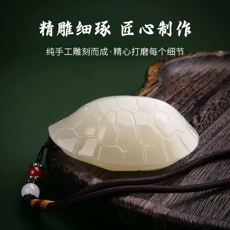 Hetian jade turtle shell 