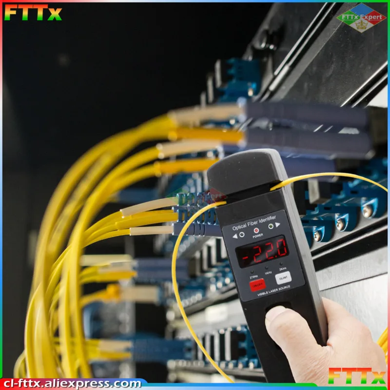 Free shipping JW3306D Fiber Optic Identifier Live Fiber Optical Identifier with Built in 10mw Visual Fault Locator