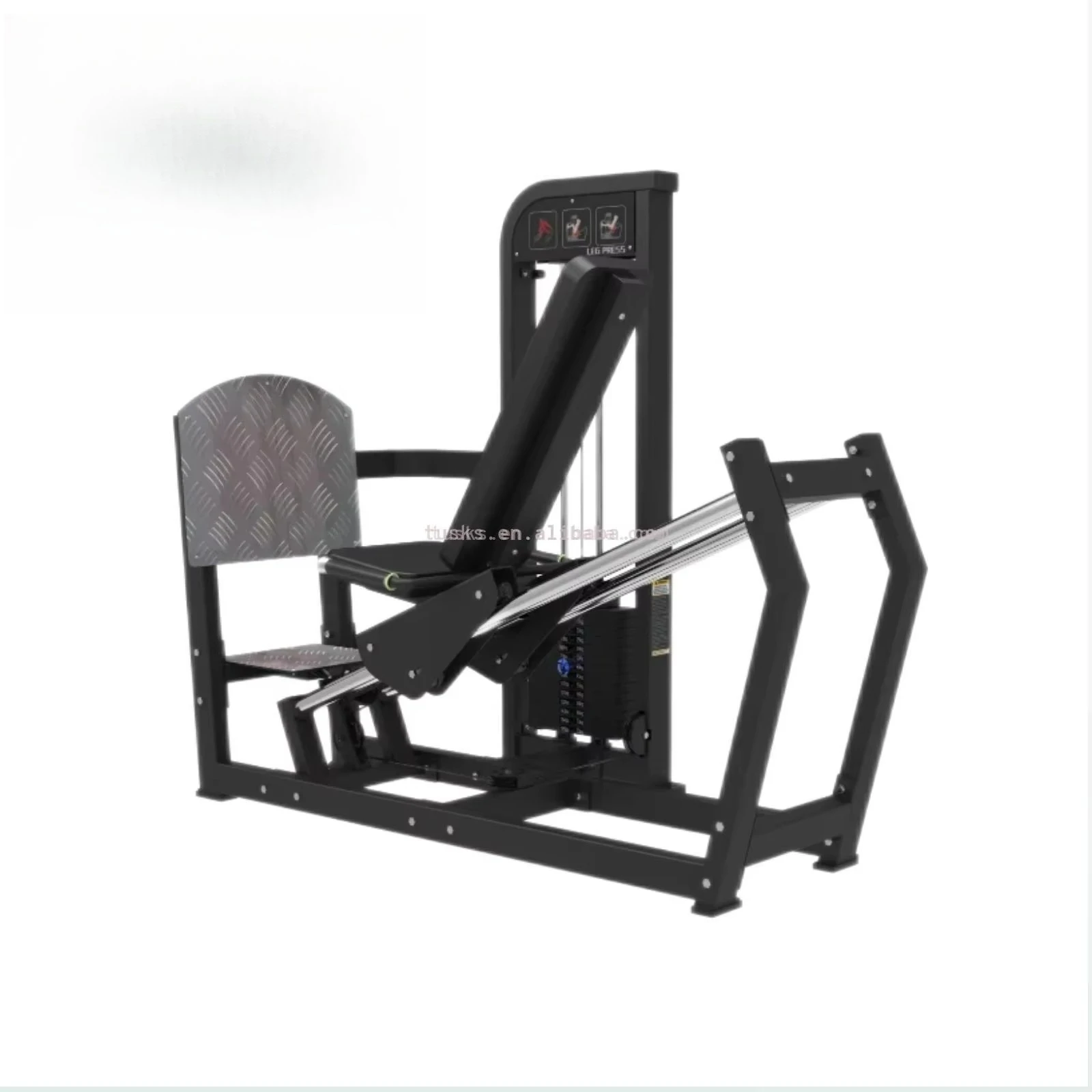 

Commercial Gym Fitness Equipment Pin Loaded Weight Lifting Stack and Seated Leg Press Selectorized Fitness Machines