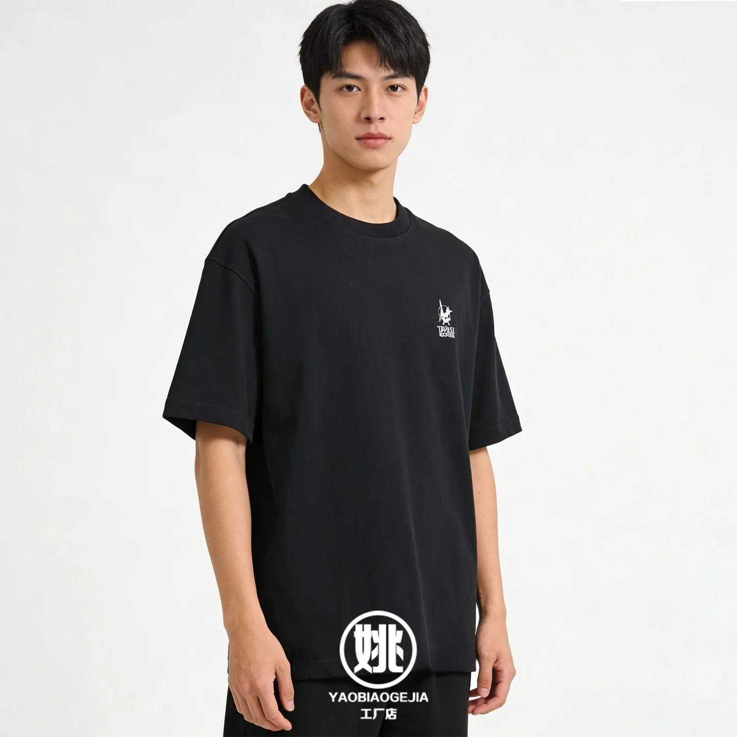 Camiseta Oversize de Manga Corta de Algodón Puro de 270g, Unisex, Corte Holgado, Estilo Urbano, Astral, Fiesta, Universo, Estilo Americano