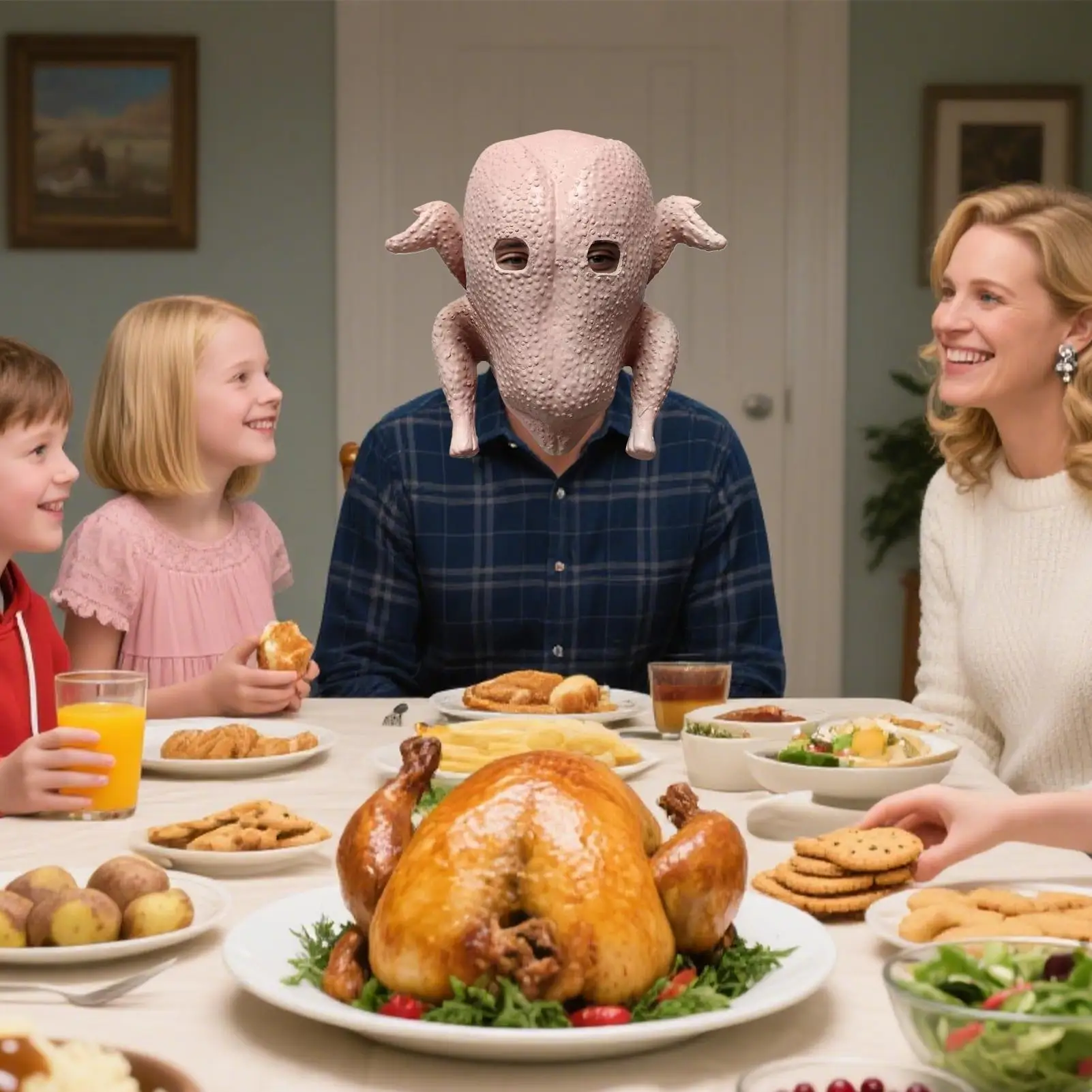 

Маска на голову на Хэллоуин, Турция, латексная маска на голову для Хэллоуина, реквизит для косплея, реалистичный головной убор для театра, маскарада, карнавала