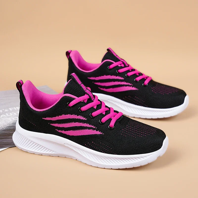 

Running Shoes Women Thick-soled Lightweight Anti-slip Mesh Casual Shoes Women Comfortable Soft Breathable Sports Shoes Women