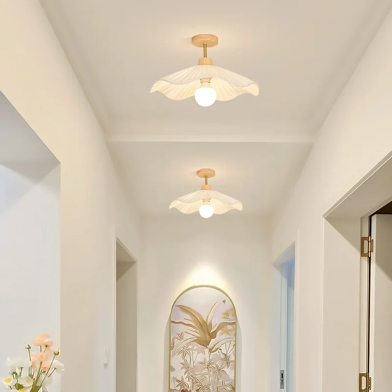 Aisle light Corridor ceilingLog wind Simple entrance balconyZhongshan lighting L271