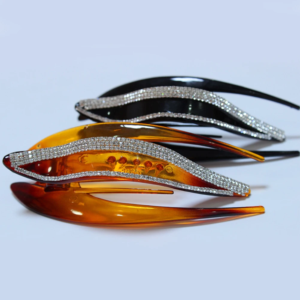 

Duckbill Hair Accessories Cute Clips Korean for Non-slip Bling Alligator Barrettes Hairpins Miss