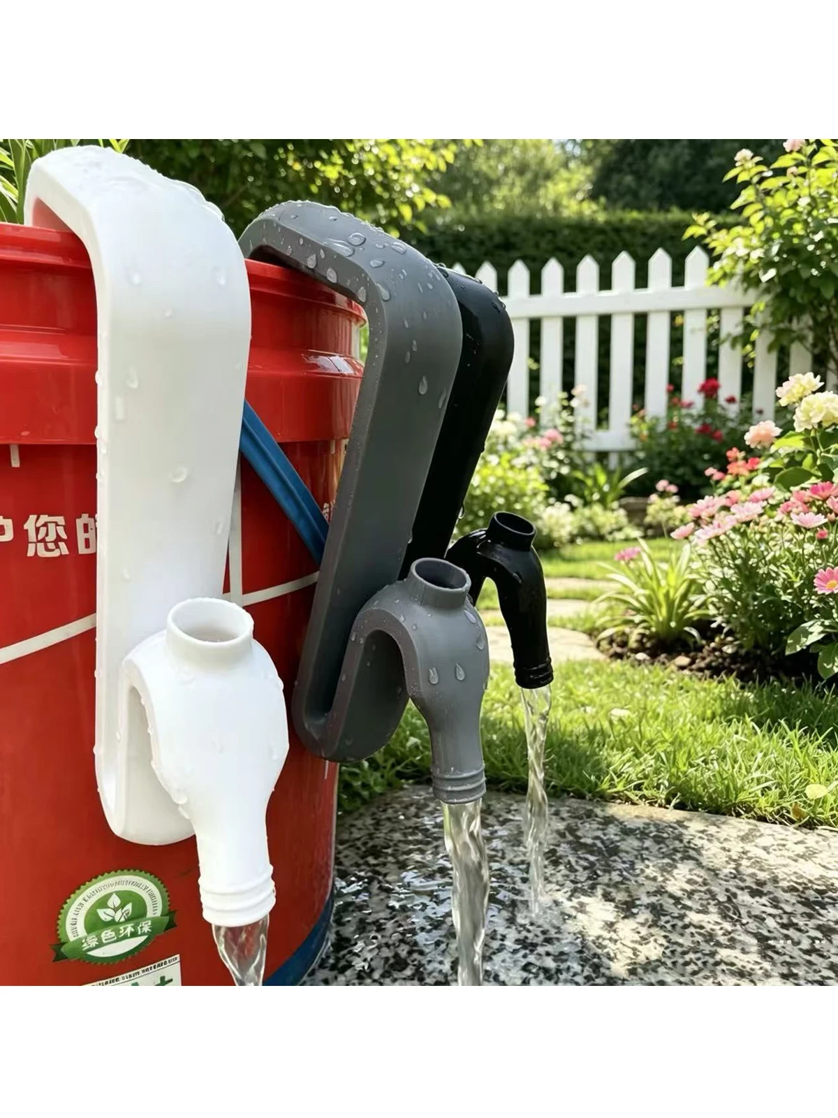 Rainwater Transfer And Overflow Pipe Solutions - Self-priming Siphon Hose Kit For Easy Automatic Drainage And Water Filling