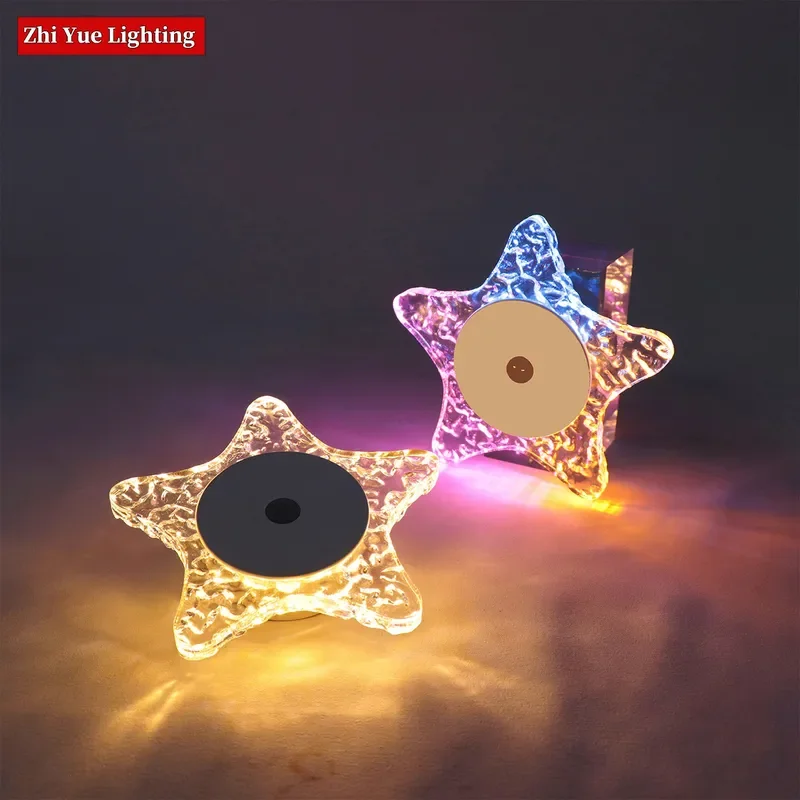 for Starfish Wall Light Night Light Human Body Induction Wiring-free Magnetic Base Special Dimming