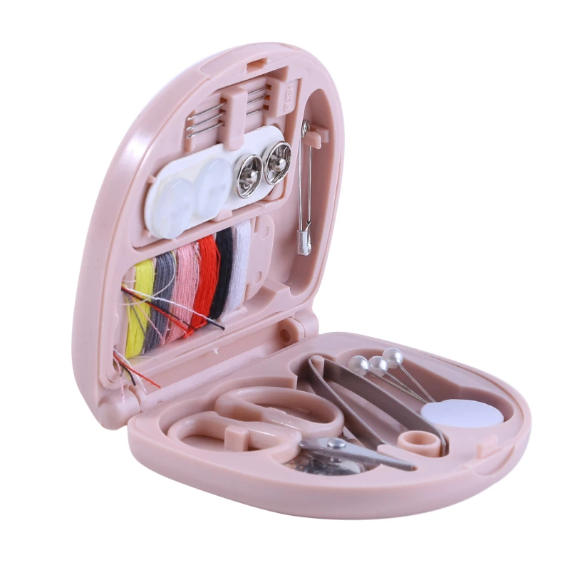 Home Travel Sewing Kit Box Exquisite and Portable Mini Portable Sewing Kit Needle Sewing Box Sewing Tools Box