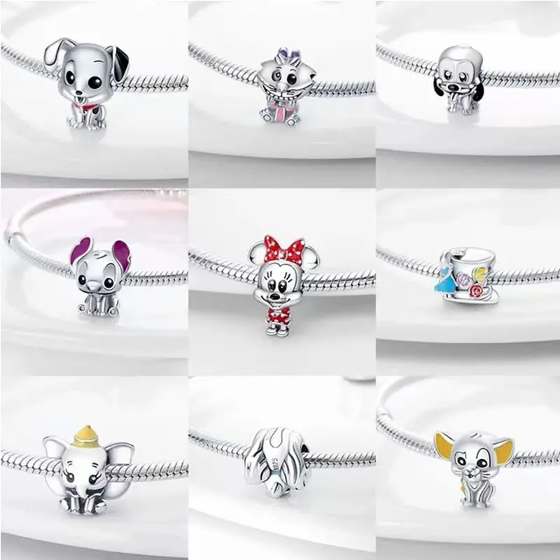 202 5 جديد 925 الفضة Llavero محظوظ الخنفساء مفتاح قلادة خرز تميمة صالح العلامة التجارية الأصلية سوار DIY بها بنفسك صنع المجوهرات #5