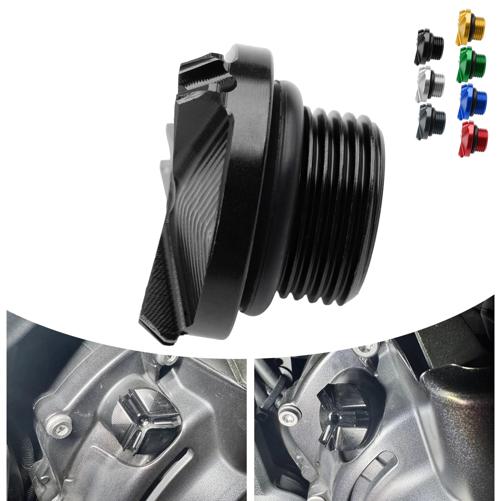 For Kawasaki Z900 Z650 Motorcycle CNC Oil Filler Cap Cover Z800 Z400 Z1000 Z1000R Z1000SX Z900RS z125 Engine Oil Cap Bolts view 6