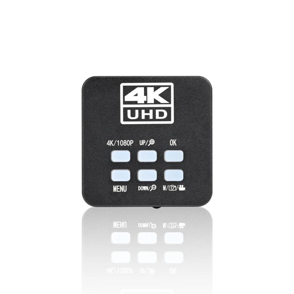 كاميرا مجهر صناعية رقمية بمستشعر 4K HD 1/1.8 بوصة IMX678 مع عدسة منشور دوران 2D/3D وإضاءة حلقة 144LED