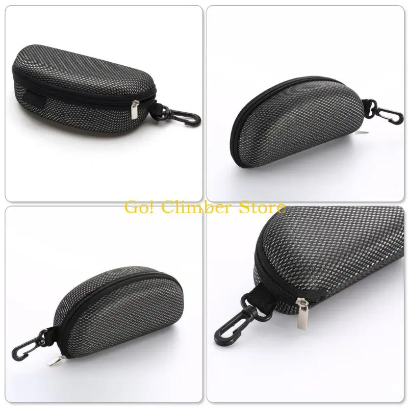 مالك النظارات الشمسية Q84C مع مشبك مشبك للسفر والمشي لمسافات طويلة وصيد الأسماك وبناء دائم مقاوم للسحق وسهل الوصول إلى نهاية