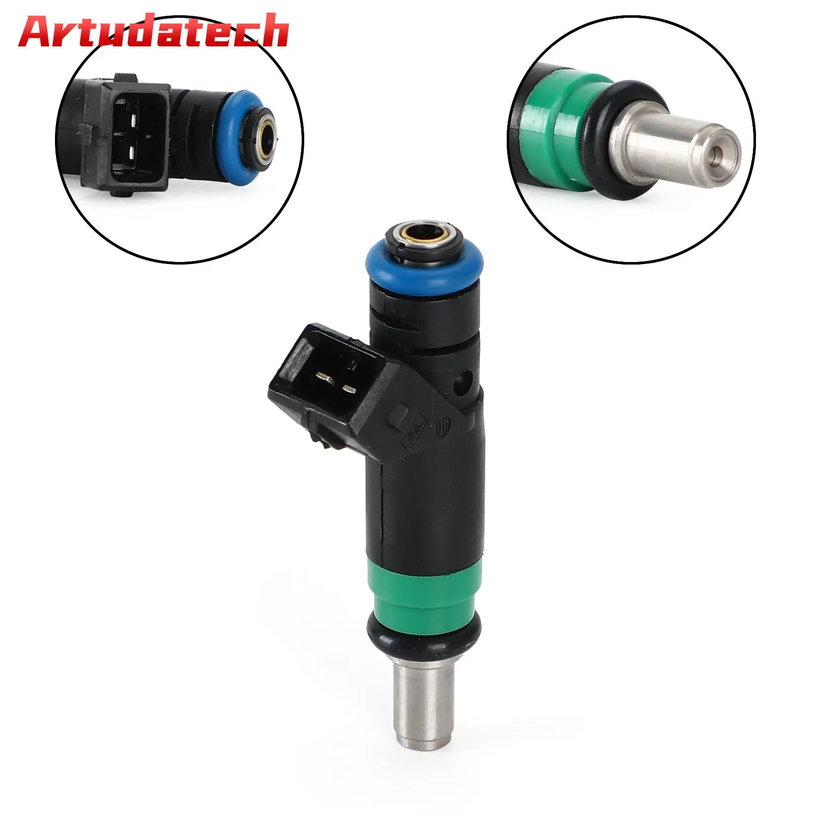 Artudatech 1pcs Fuel Injectors 98MF-BB Fit For Ford Fiesta V 2001-2008 Fusion 2002-2012 1.4L Car Accessories