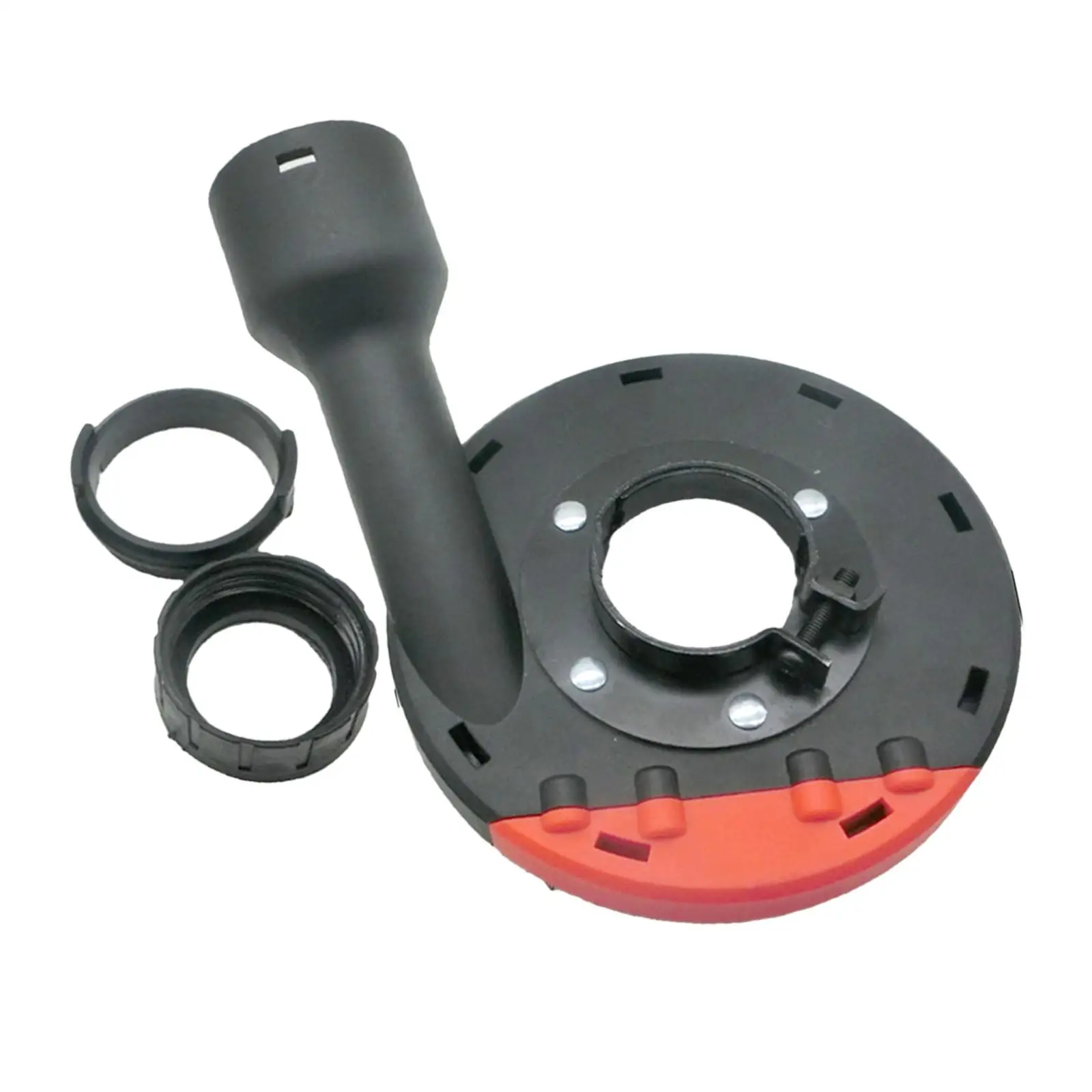Angle Grinder Dust Shroud with Vacuum Interface Surface Grinding Dust Collecting Guard for Concrete Marble Tile Worksite
