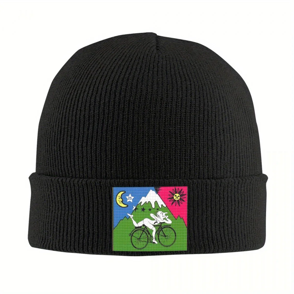 2026 LSD - Albert Hofmann - Bicycle Day Warm Knitted Cap Hip Hop Bonnet Hat Autumn Winter Outdoor Beanies Hats for Unisex Adult