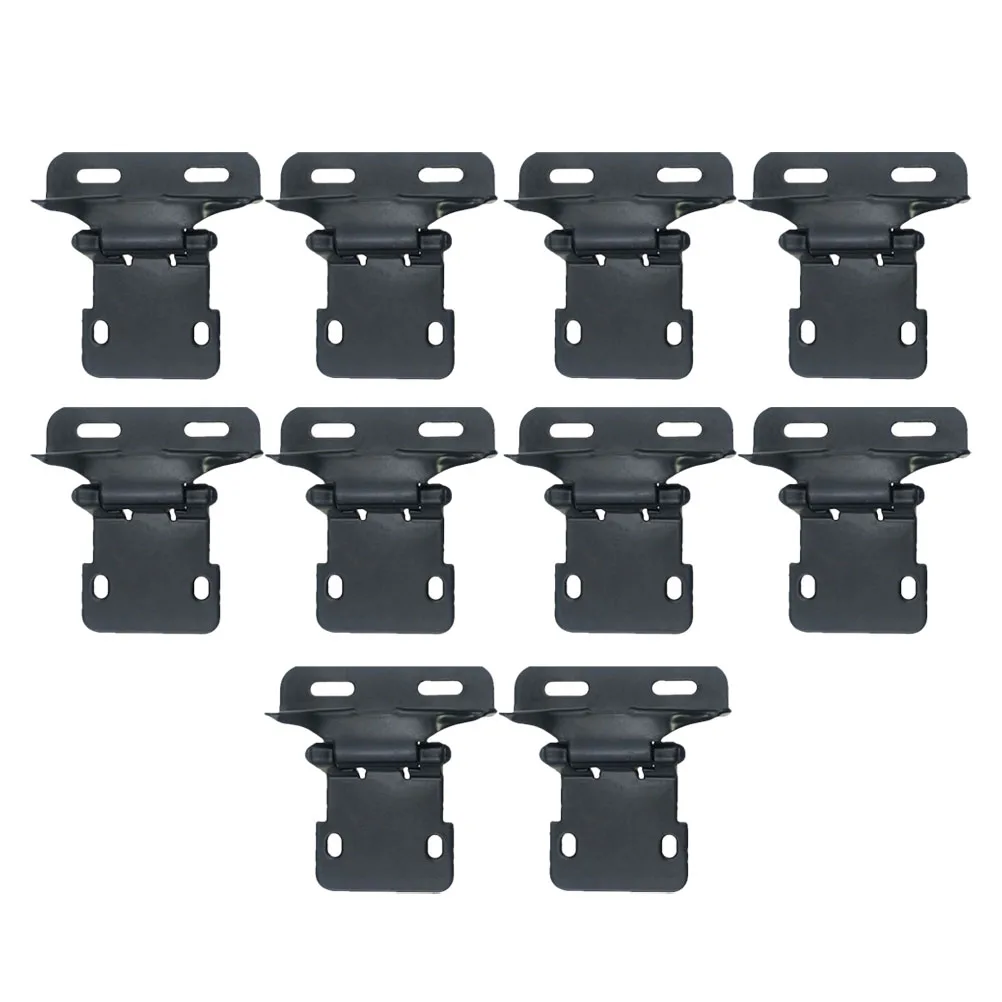 

10pcs Self Closing Hinge Durable Furniture Hinges Practical Cabinet Door Spring Hinges Anti Rust Kitchen Toilet Hardware