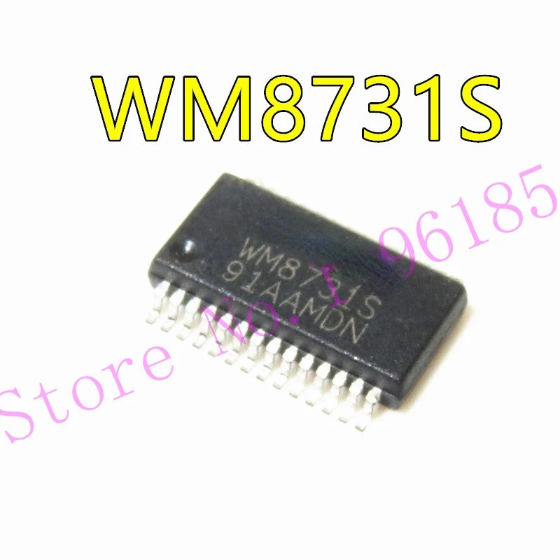 1pcs/lot WM8731S WM8731SEDS SSOP28 Portable Internet Audio CODEC with Headphone Driver and Programmable Sample Rates