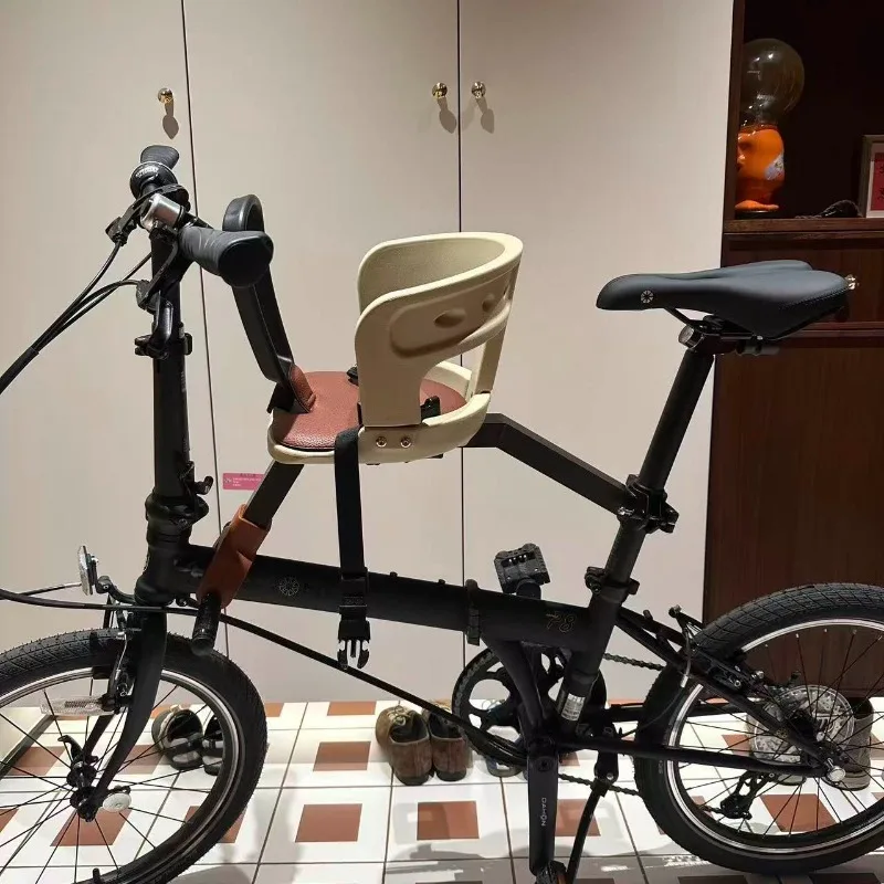 Folding Bicycle Child Seat Front Parent-child Quick Release Safe Seat