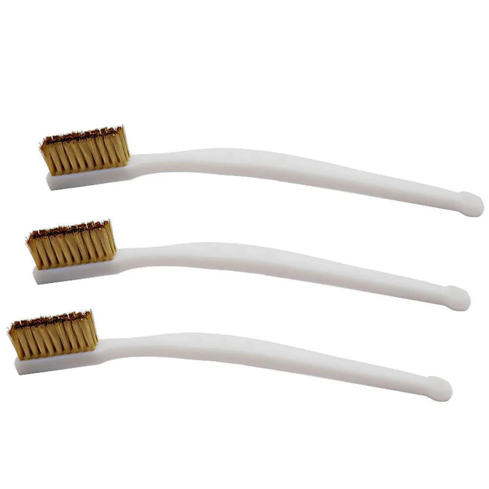 For Nozzle Block Hotend Copper Brush Handle Toothbrush Cleaning Parts Printer Accessorie Cleaner Tool Printer Parts