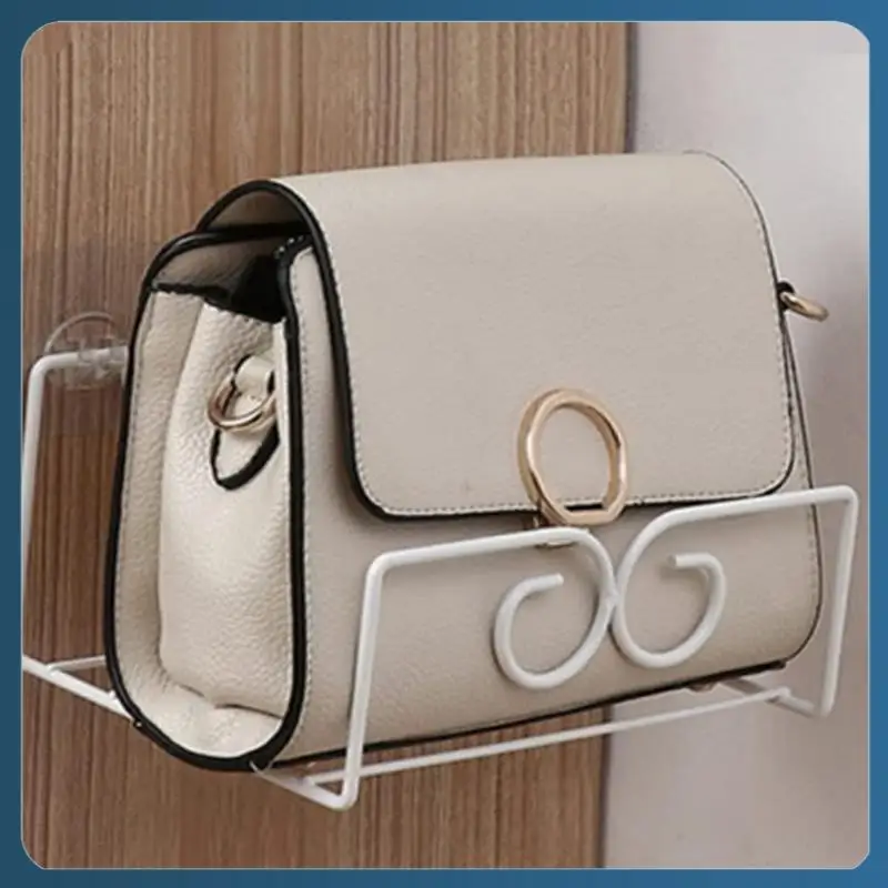 AB02 2Pcs Purse Organizer Shelf Wall Hanging Shelf Handbag Storage Holder Wall Floating Holder Tode Wall Shelving Wall Rack
