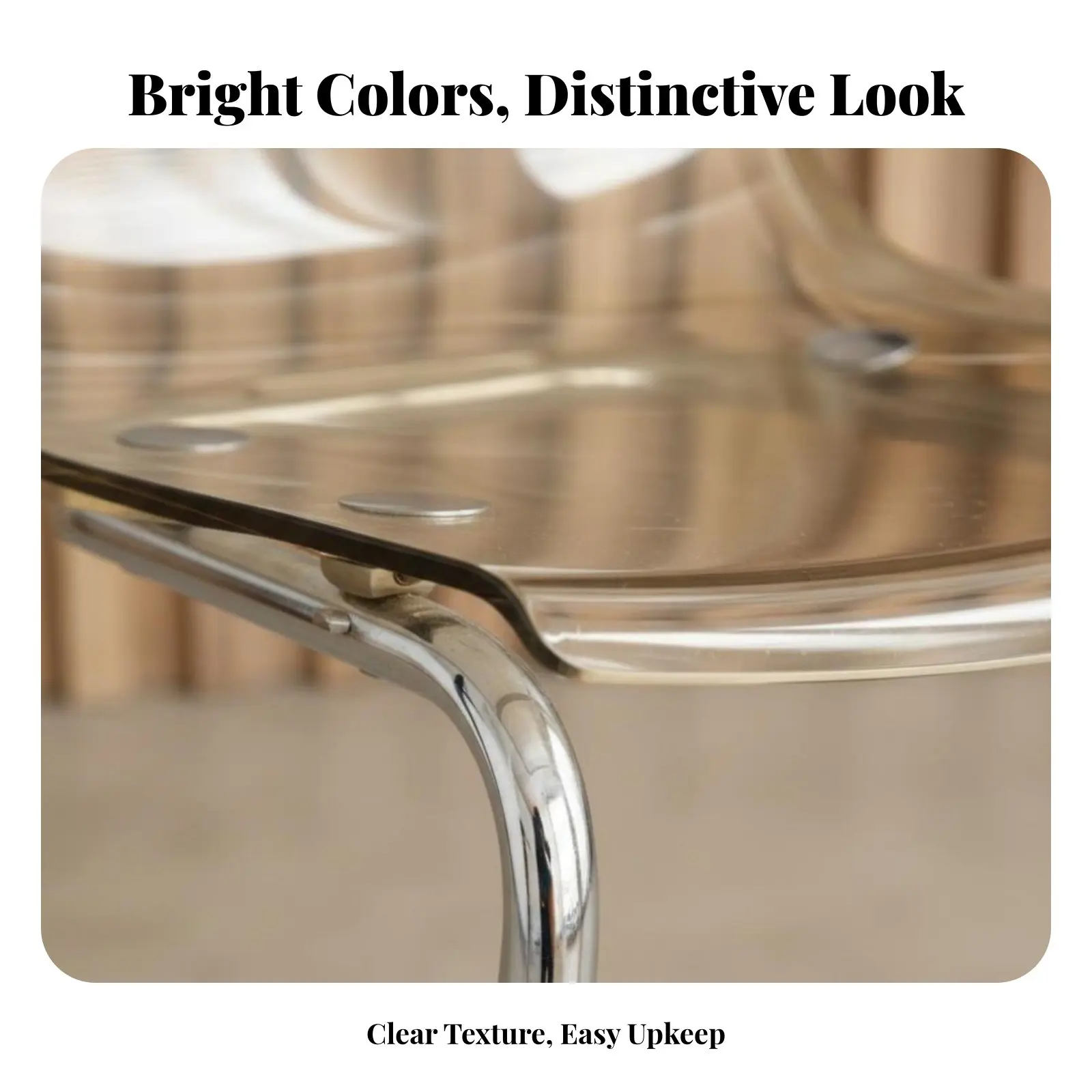 

Прозрачный пластиковый стул в скандинавском стиле, минималистичный дизайн, легкий, для дома, кафе, офиса