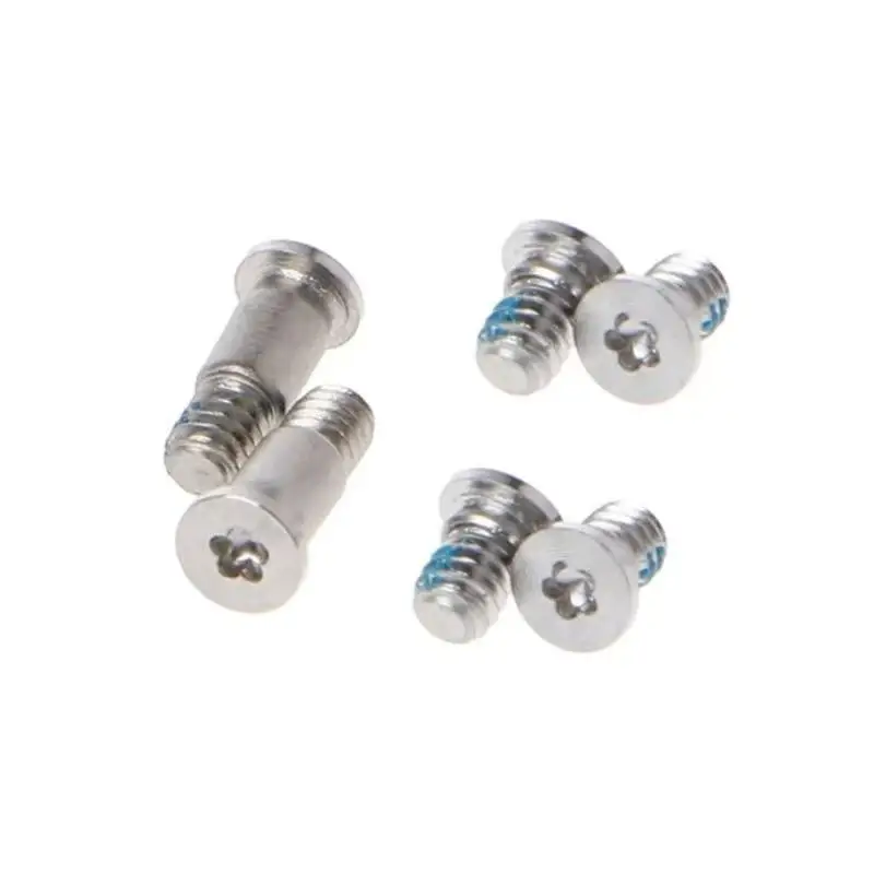 

A2141 Набор винтов для MacBook Pro 16 дюймов, винт нижней части корпуса ноутбука, комплект сменных винтов для ремонта задней крышки ноутбука, 6 шт., серебристый