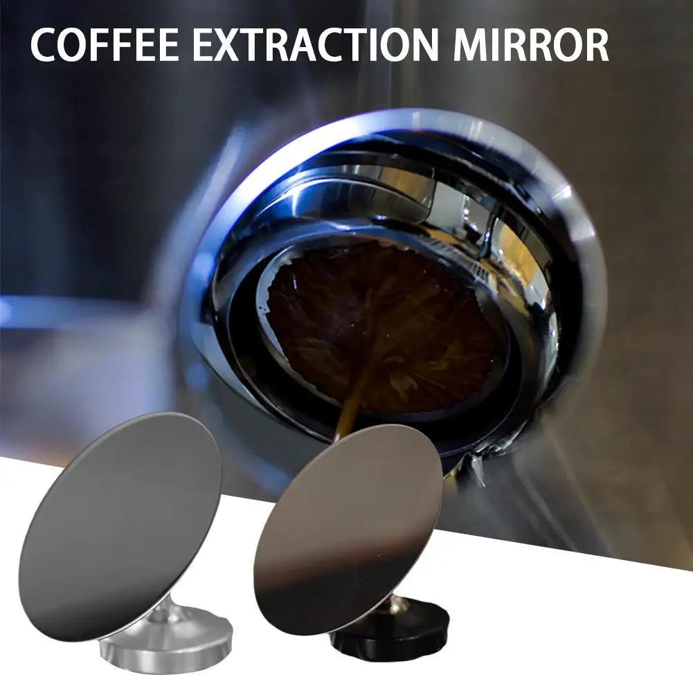Magnetischer Kaffee-Extraktion spiegel Attraktion Espresso-Schuss spiegel reflektieren der Spiegel zur Beobachtung von bodenlosem Sieb träger kaffee